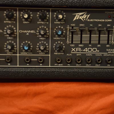 Peavey XR-400 200H Power Mixer * Made in the USA 1979 image 3