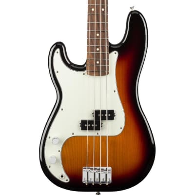 Fender Player Precision Bass Left-Handed, Pau Ferro Fingerboard, 3-Color Sunburst image 1