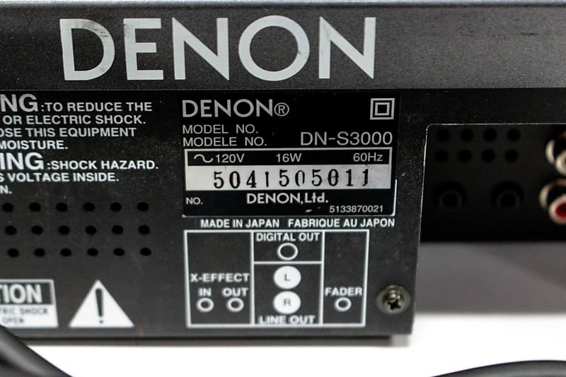 Denon DN-S3000 Table Top DJ CD Player | Reverb