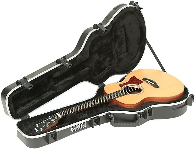 SKB GS-Mini Taylor Guitar Shaped Hardshell Case with TSA-Compliant Locks and Molded-In Bumpers image 1