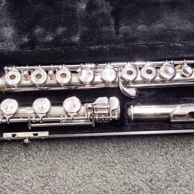 Armstrong 303 - Silver head open hole low B flute image 6