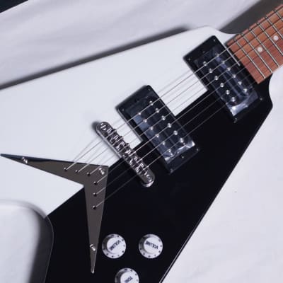 DEAN Michael Schenker Standard electric GUITAR new w/ CASE - Black and White image 5