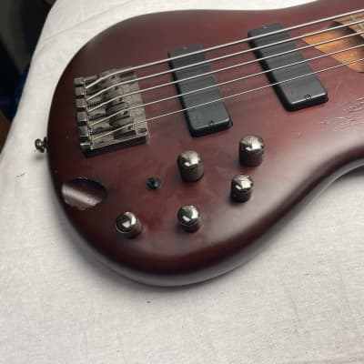Ibanez SoundGear Series SR505 SR 505 5-string Bass - bad blend pot 2018 image 6