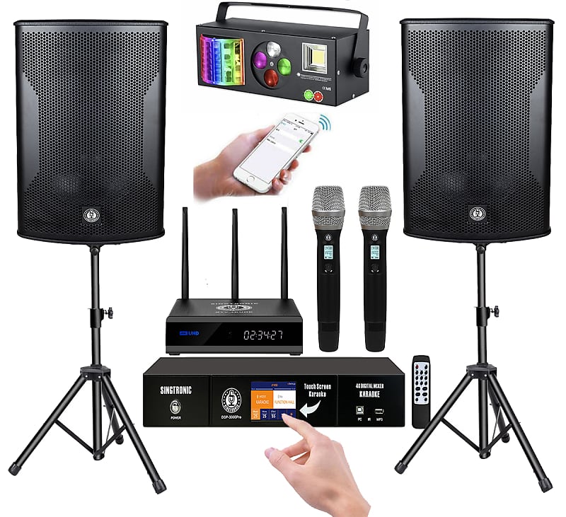 Singtronic Complete Karaoke System 4000W Songs YouTube iPhone image 1