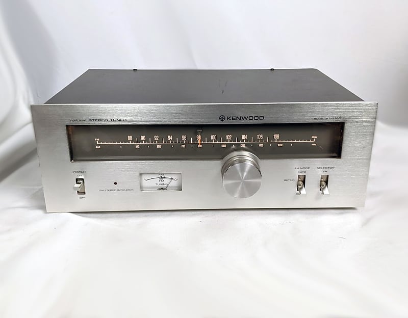 Kenwood KT-5300 AM/FM Stereo Tuner - 1976 Silver | Reverb