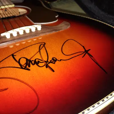 Fender Custom Shop Malibu - KISS Autographed 2014 - 3 Tone Sunburst image 6