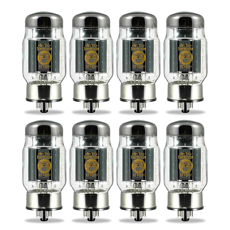 New Platinum Matched Octet ElectroHarmonix KT88 Amplifier Reverb
