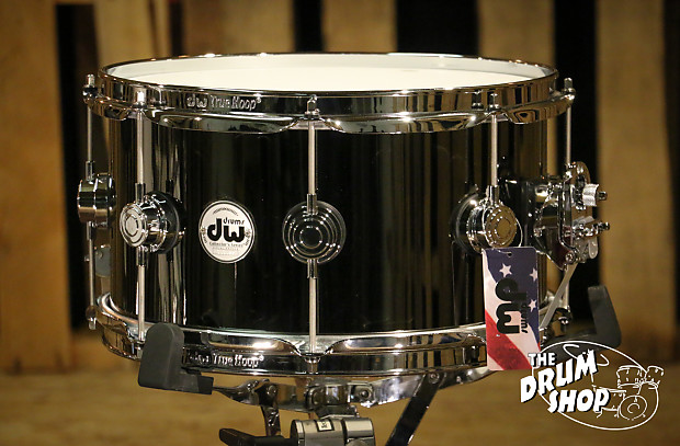 DW Collector's Series Black Nickel Over Brass 7x13" Snare Drum image 1