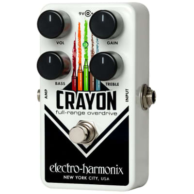Electro Harmonix Crayon Guitar Overdrive Effects Pedal image 4