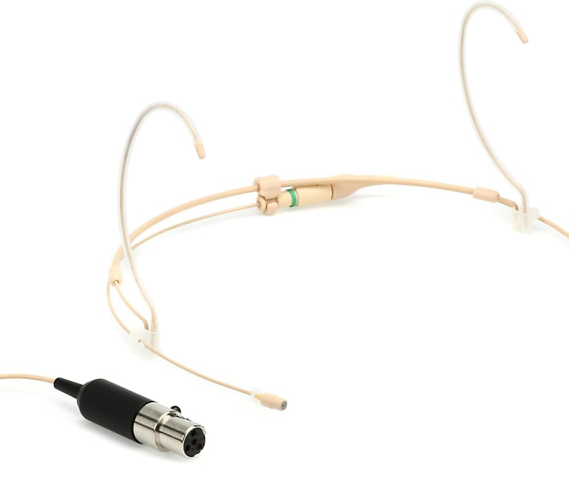 Countryman H6 Directional Headset Microphone for Speaking with TA4F Connector for Shure Wireless - Light Beige image 1