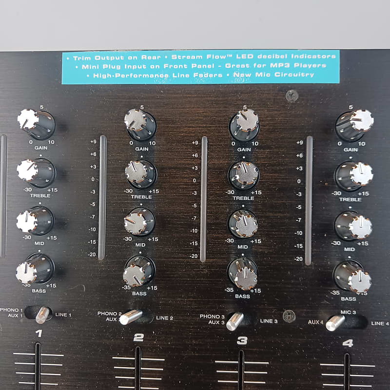 AMERICAN AUDIO Q-3433 MKⅡ American Audio Q-3433 Mk II Preamp Mixer | Reverb