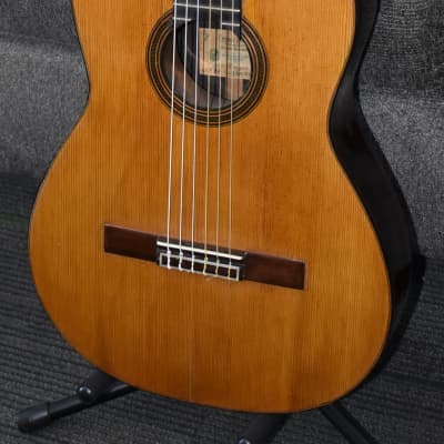 1907 Enrique Garcia Classical Guitar with Tornavoz No. 81 French Polish image 2