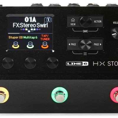 Line 6 HX Stomp Guitar Multi-effects Floor Processor - Black (HXStompd2) image 1