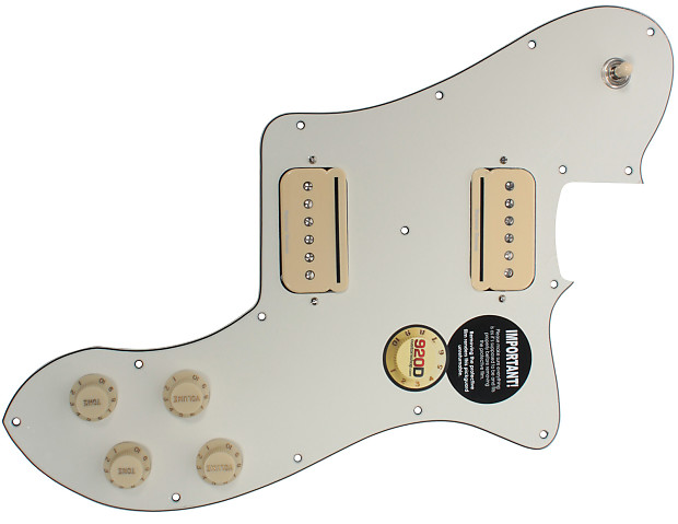 920D Custom Shop 92-102-11 Seymour Duncan P-Rails Loaded Fender '72 Deluxe Tele Pickguard image 1