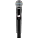 Shure QLXD2/BETA58A Wireless Handheld Microphone Transmitter With Interchangeable BETA 58A Capsule Band H50