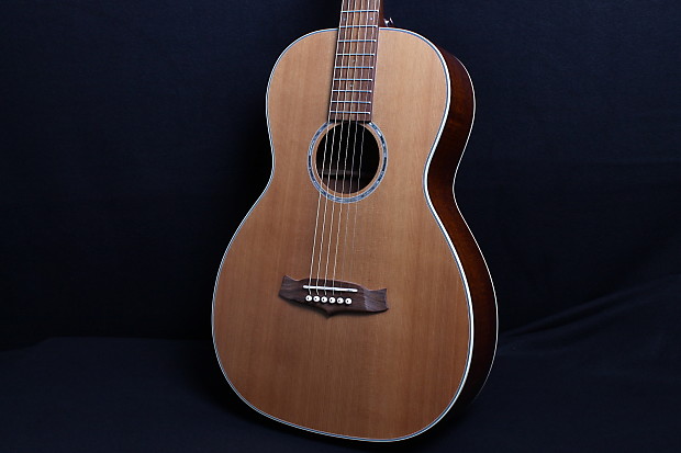 Tanglewood TW73 Solid Back and Top Parlor Size Guitar Natural Satin