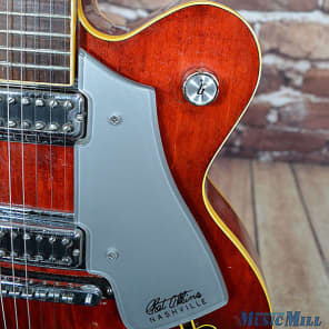 1976 Gretsch 7660 Chet Atkins Nashville Electric Guitar Autumn Red image 21