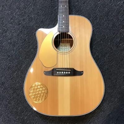 Fender GDC-100 SCE NAT Concert Size Acoustic Electric Guitar | Reverb