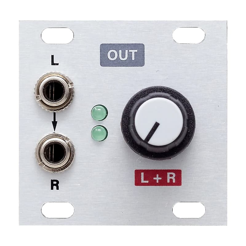 Intellijel Stereo Line Out 1U Stereo Line Output Eurorack Synth Module image 1