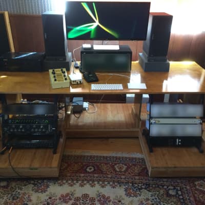 Custom Studio Mixing Console Desk Rolling with Racks image 4