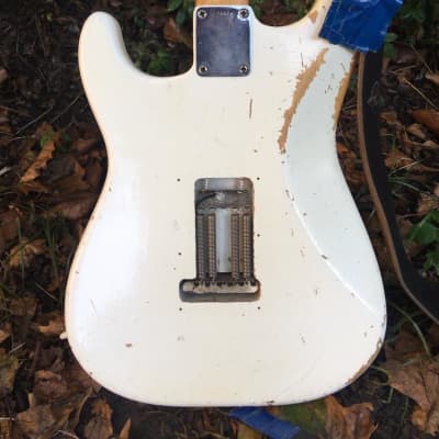 Fender Stratocaster 1963 - White - Ex Ozzy Osbourne , Gillan , Bernie Torme image 7