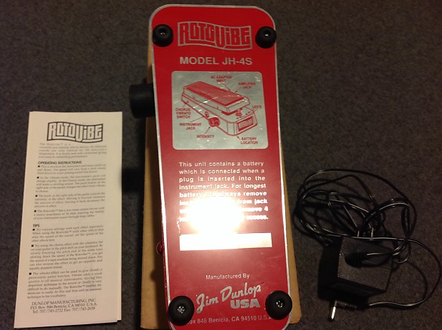 Dunlop RotoVibe Vintage Original JH-4S 90's Red $100 + $10