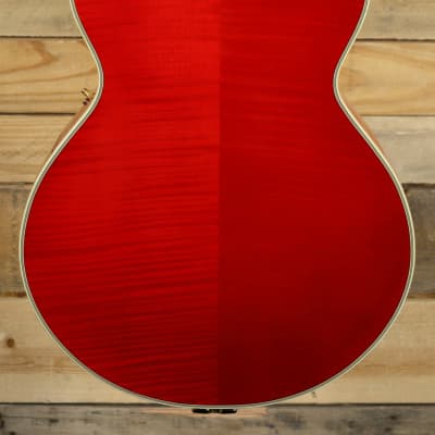 Ibanez George Benson GB10SEFM Hollowbody Electric Guitar Sapphire Red w/ Case image 3