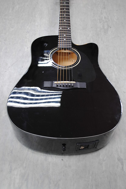 Fender DG-5CE Black Electro-Acoustic | Reverb
