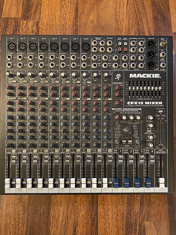 Mackie CFX12 12-Channel Compact Integrated Live Sound 