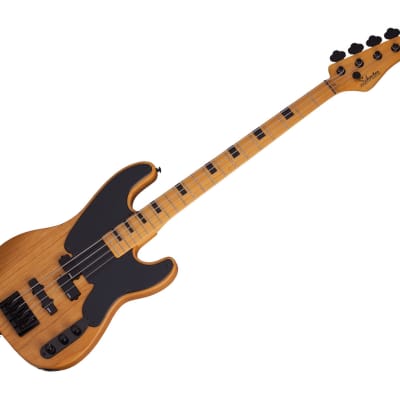 Schecter Model-T Session 4-String Bass Guitar - Aged Natural Satin for sale
