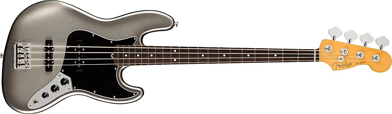 Fender American Professional II Jazz Bass, Mercury, Rosewood Fingerboard image 1