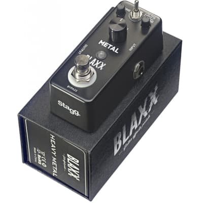 Stagg BLAXX Heavy Metal - Mini Guitar Effects Pedal for sale