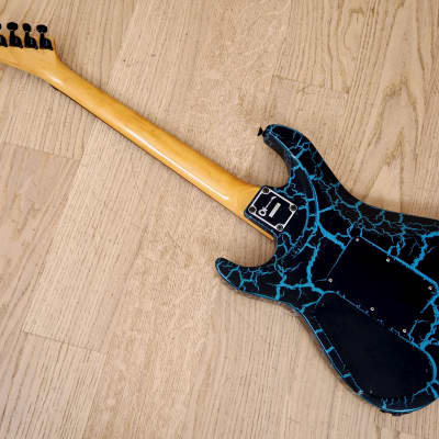 1980s Charvel by Jackson DK-065-SSH Custom Blue Crackle