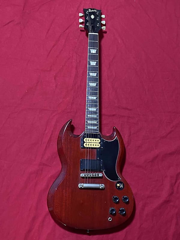 Burny RSG-65 SG Type Red 1990's Japan Electric Guitar | Reverb