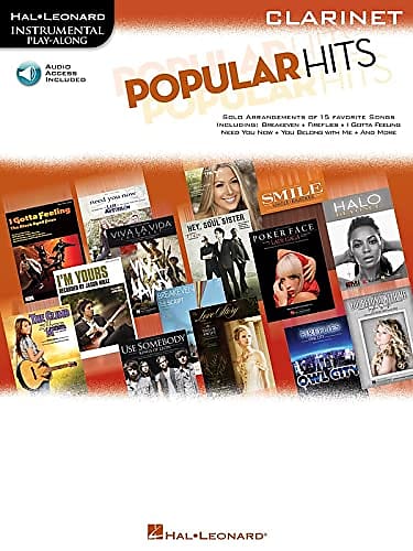Popular Hits instrumental Playalong - Clarinet w/CD image 1