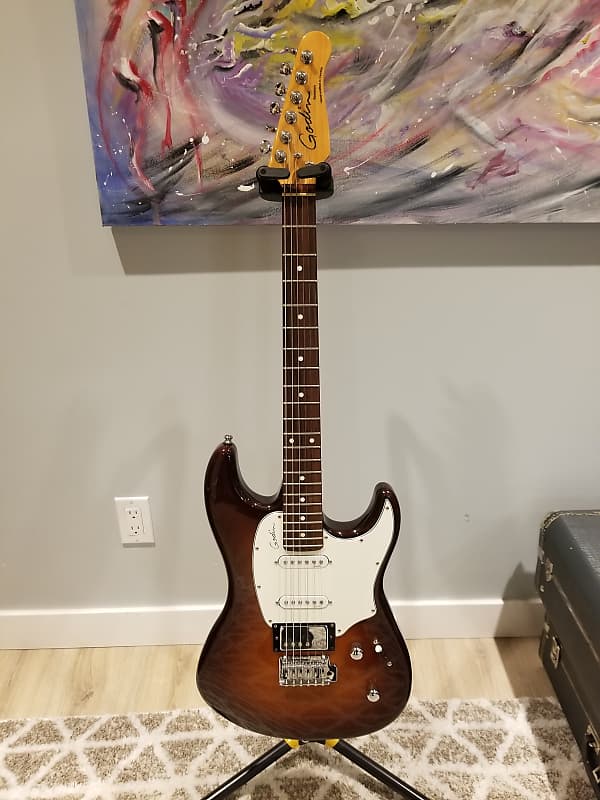 Godin Session HSS Light Burst | Reverb Canada