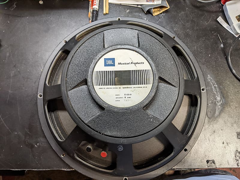 Jbl E130 8 Ohm 15" Guitar Speaker Reverb