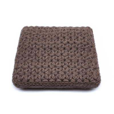 Jasmine stitch crochet dust cover for Elektron Digitakt and Digitone - Taupe image 2