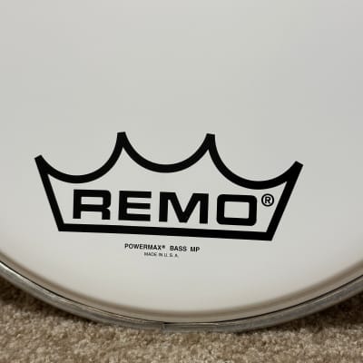 Remo Powermax Ultra White Marching Bass Drum Head 14" image 3