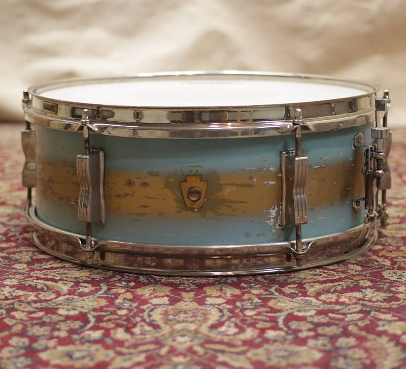 WFL No. 491 Supreme Model 5.5x14" 6-Lug Snare Drum 1957 - 1959 image 2