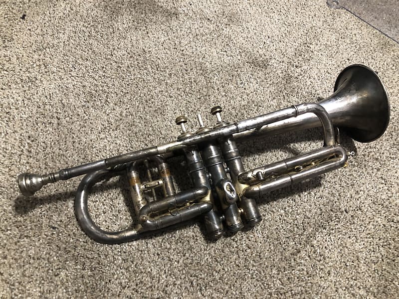 Conn 80A Long (Trumpet) Project 1930 Silver Reverb