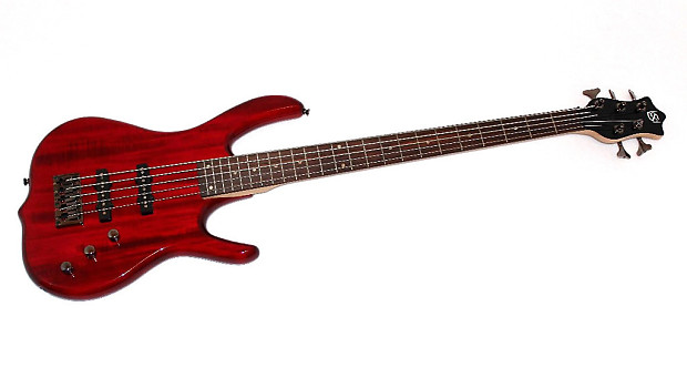 Ken Smith Design Burner Ignition 5 String Red Electric Bass