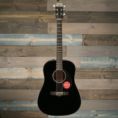 Fender CD-60S Dreadnought Acoustic Guitar  Black Walnut Fingerboard image 7
