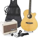 USED Epiphone PR-4E Player Pack - Acoustic Guitar Natural
