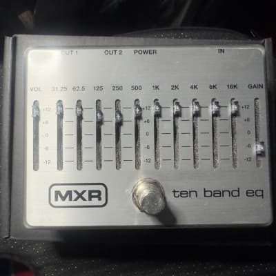 MXR M108S 10-Band Graphic Equalizer Silver