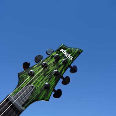 Schecter DIAMOND SERIES C-1 Silver Mountain - Toxic Venom 6-String Electric Guitar (2022) image 7