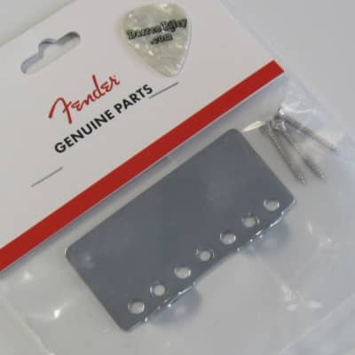 Fender USA 51 Precision Bass Bridge Plate  with Screws 0096198049 image 1