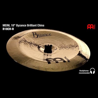 Meinl Byzance Brilliant China Cymbal 18 image 3