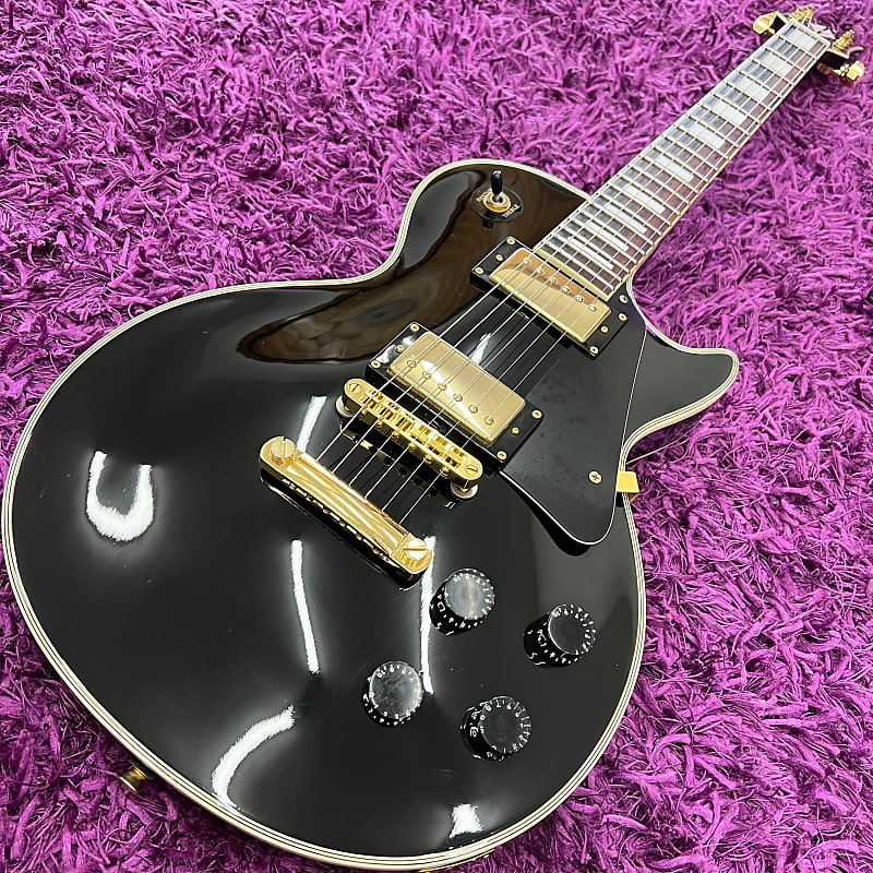 ギター Photogenic LP-300C Les Paul CUSTOM Type Photogenic Electric Guitar LP Custom Type LP-300C/BK Black