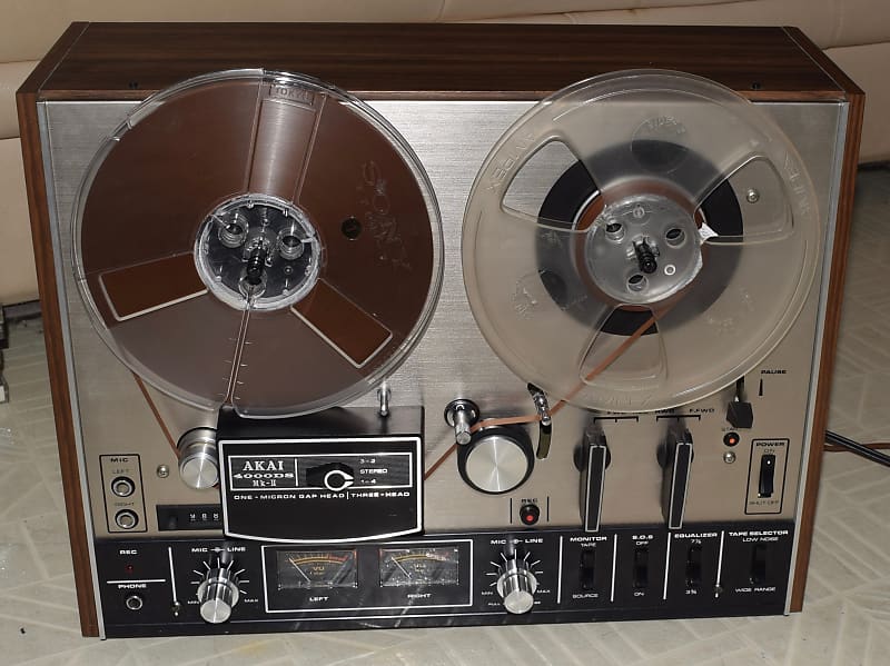 AKAI 4000DB Reel to Reel Player 4 Track Tested & Working -  Canada